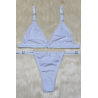 Conjunto de seda Fría Blanco