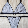 Conjunto de Algodón Skip Gris