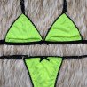 Conjunto de Algodón Amarillo Flúo