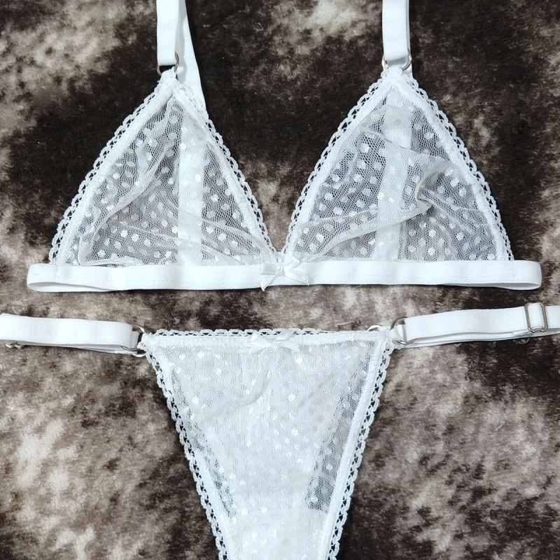 Conjunto de Microtul Plumetí Blanco Conjunto de Microtul Plumetí Blanco