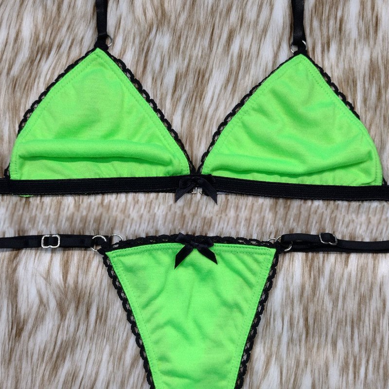 Conjunto de Verde Flúo Conjunto de Verde Flúo