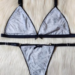 Conjunto de Algodón Skip Gris