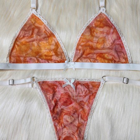 Conjunto de Algodón durazno