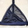 Conjunto Combinado de Seda Fría/Microtul Negro