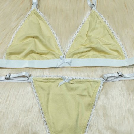 Conjunto de Algodón Amarillo Patito