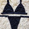 Conjunto de Seda Fría París Negro